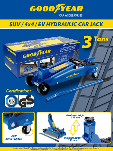 3 TONS HYDRAULIC CAR JACK